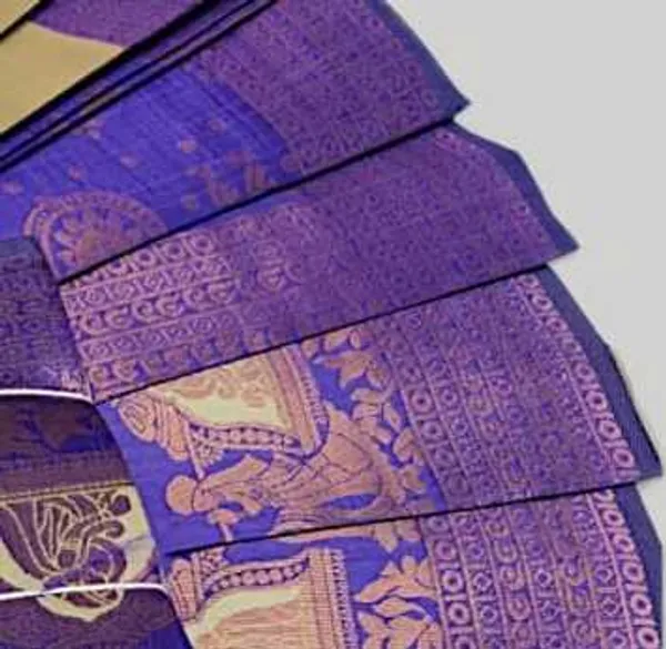 Beautiful_Art_Silk_Jacquard_Border_varmala_design_Saree_With_Unstitched_Running_Blouse_For_Women_Wedding_Wear_Party