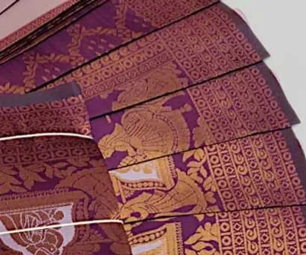 Beautiful_Art_Silk_Jacquard_Border_varmala_design_Saree_With_Unstitched_Running_Blouse_For_Women_Wedding_Wear_Party