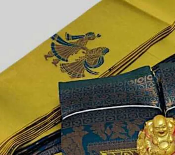 Beautiful_Art_Silk_Jacquard_Border_varmala_design_Saree_With_Unstitched_Running_Blouse_For_Women_Wedding_Wear_Party