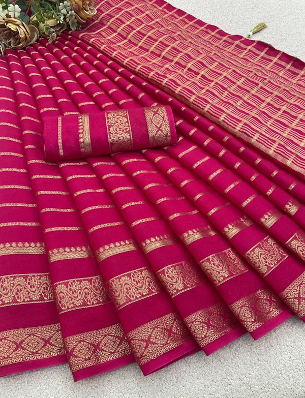 Magenta_Crepe_Silk_Saree_For_Women