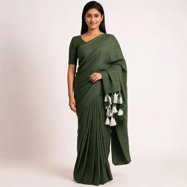 Green_Khadi_Cotton_Saree_For_Women