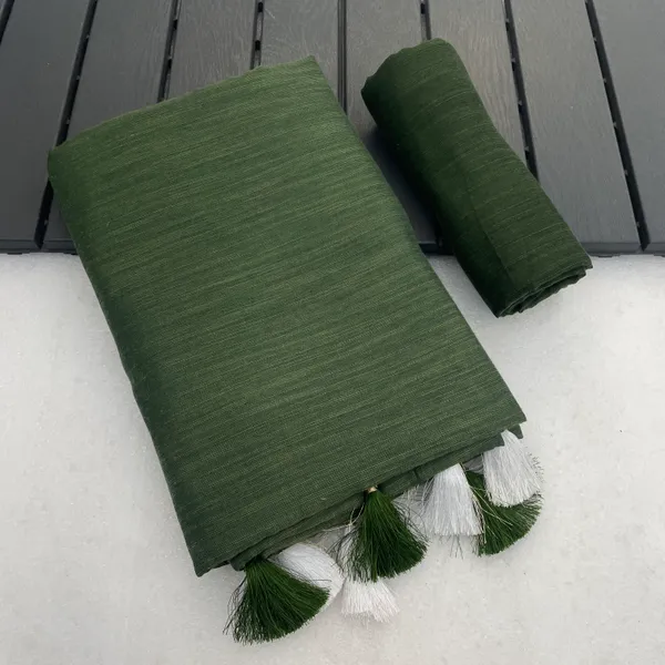 Green_Khadi_Cotton_Saree_For_Women