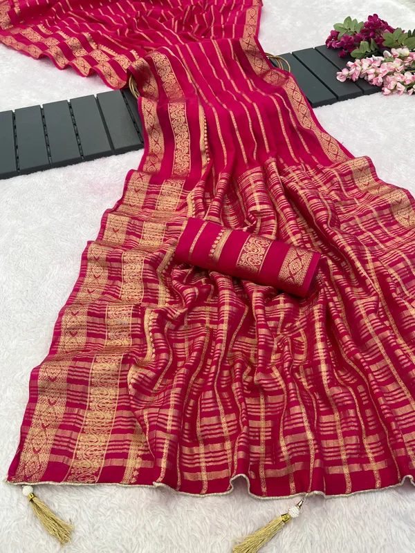 Magenta_Crepe_Silk_Saree_For_Women