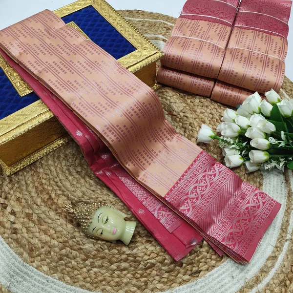 Pink_Kanjeevaram_Banarasi_Silk_Saree_For_Women