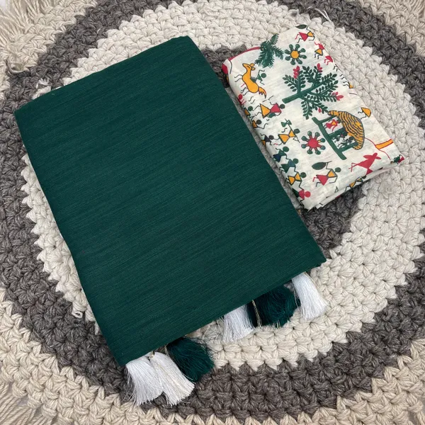Green_Khadi_Cotton_Saree_For_Women