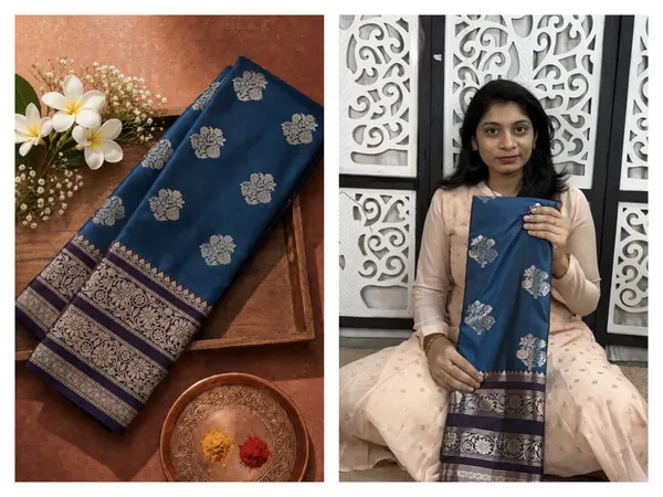 Blue_Lightweight_Soft_Silk_Saree_For_Women