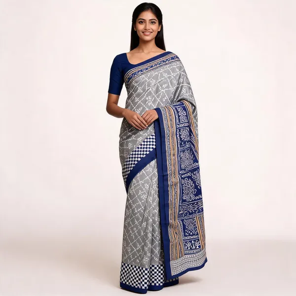 Grey_Lightweight_Soft_Kanjeevaram_Silk_Saree_For_Women