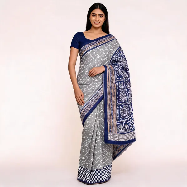 Grey_Lightweight_Soft_Kanjeevaram_Silk_Saree_For_Women