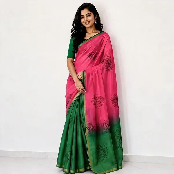 Multicolor_Cotton_Linen_Saree_For_Women