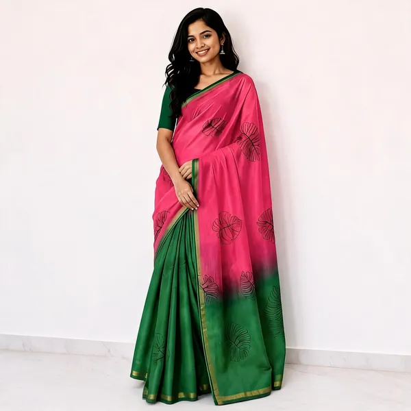 Multicolor_Cotton_Linen_Saree_For_Women