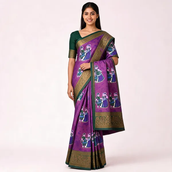 Purple_Banarasi_Art_Silk_Saree_For_Women