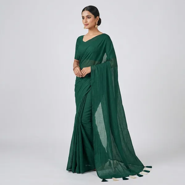 Green_Khadi_Cotton_Saree_For_Women