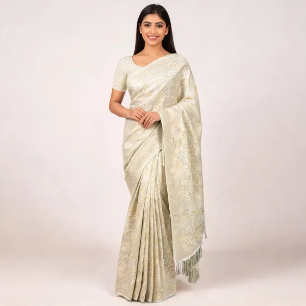 Off_White_Softy_Banarasi_Saree_For_Women