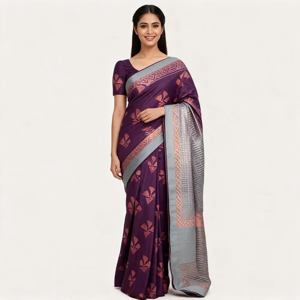 Purple_Lightweight_Soft_Silk_Saree_For_Women