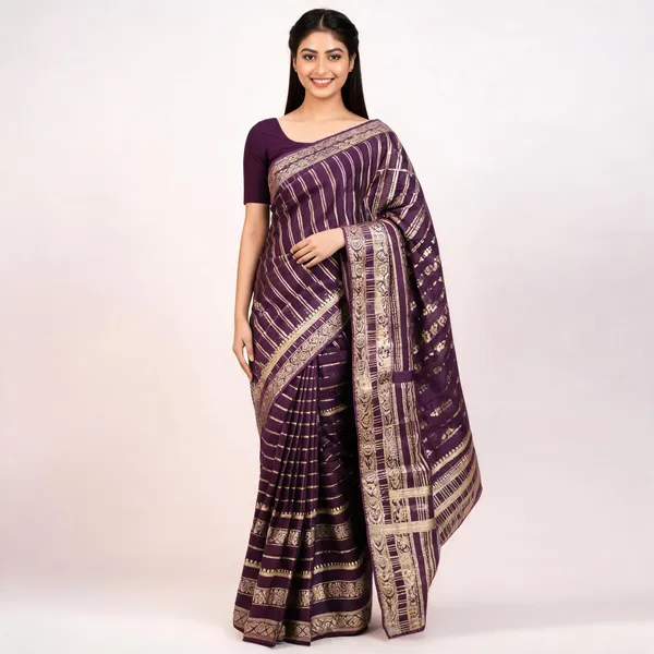 Purple_Crepe_Silk_Saree_For_Women