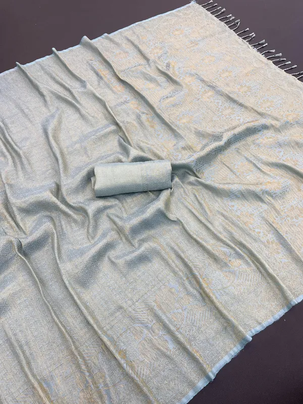 Off_White_Softy_Banarasi_Saree_For_Women