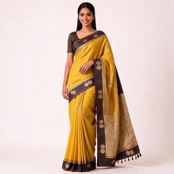 Yellow_Lightweight_Soft_Kanjeevaram_Silk_Saree_For_Women