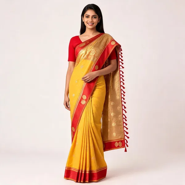 Yellow_Lightweight_Soft_Kanjeevaram_Silk_Saree_For_Women