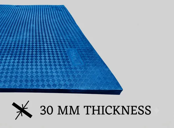 ANMOL_किसान_Blue_Multi_Layer_Rubber_Cattle_Mat_8X5_Ft_30Mm