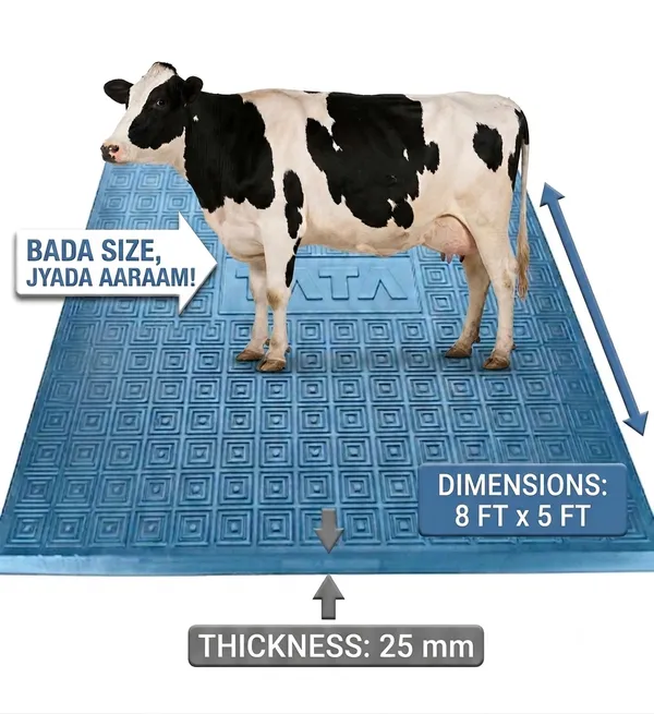 TATA_Cow_Mat_8X5_Feet_25Mm_Thickness_standard_quality