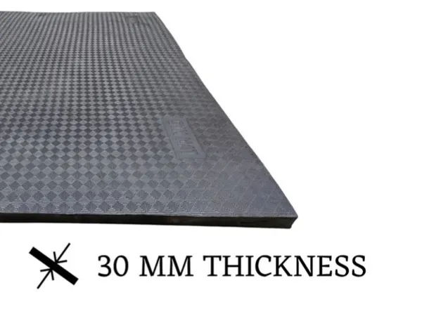 MRF_8*5ft_30MM_Heavy_quality_Black_Rubber_30_Mm_Heavy_Duty_Gym_Flooring_Mat