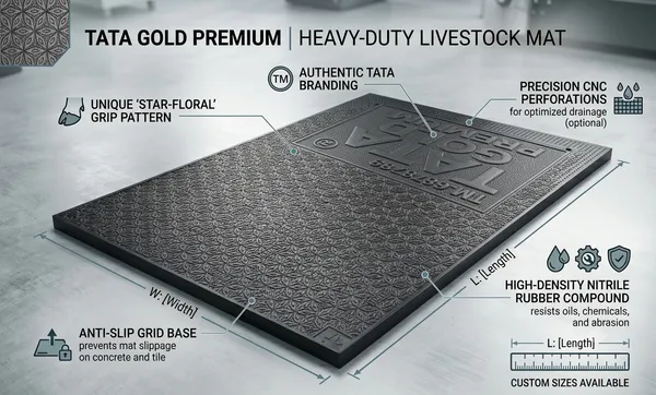 TATA_Black_SIZE_8*5ft_25MM_Thikness_Rubber_Textured_Heavy_Duty_Gym_Flooring_Mat