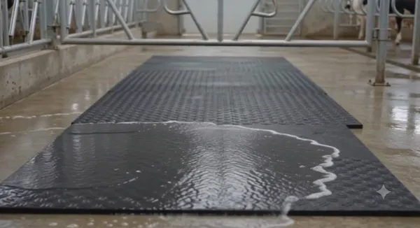 SWARAN_GOKUL_Rubber_Textured_Anti_Slip_Cattle_Mat_8*5_Size_30mm_heavy_Thikness_Cow_Mat,Gym_Mat,_outdoor_mat