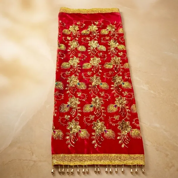 Premium_Red_Velvet_Chunari_2_Meters_with_Gold_Sequin_Embroidery_-_Traditional_Dulhan_Dupatta,_and_Festive_Mata_Ki_Cunari