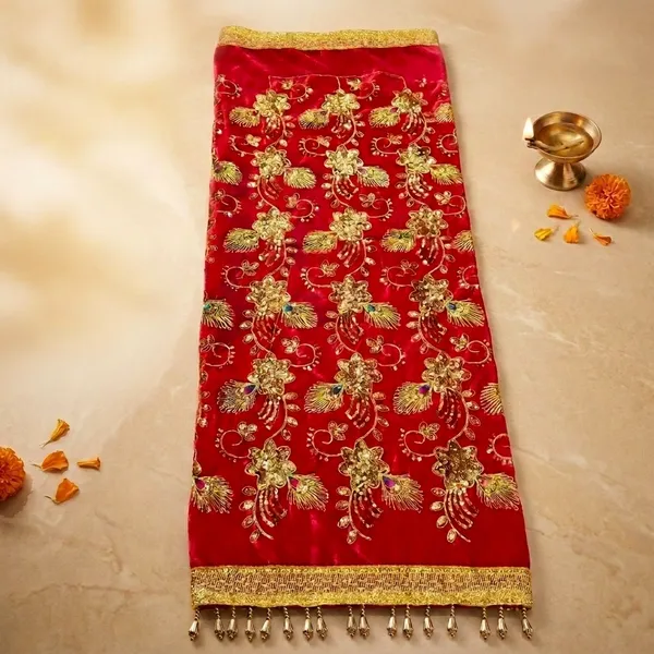Premium_Red_Velvet_Chunari_2_Meters_with_Gold_Sequin_Embroidery_-_Traditional_Dulhan_Dupatta,_and_Festive_Mata_Ki_Cunari