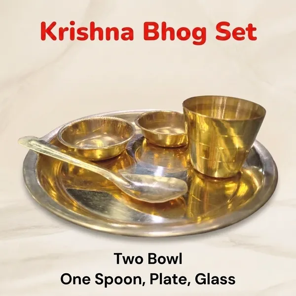Premium_Pure_Brass_Thakurji_Bhog_Set_5_Pieces_-_Includes_1_Plate,_2_Bowls,_1_Glass,_and_1_Spoon_for_Laddu_Gopal_And_Krishna_Pooja