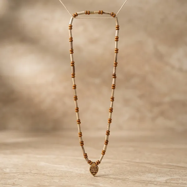 Multicolor_Beaded_Necklace_with_Maa_Pendant_for_Women
