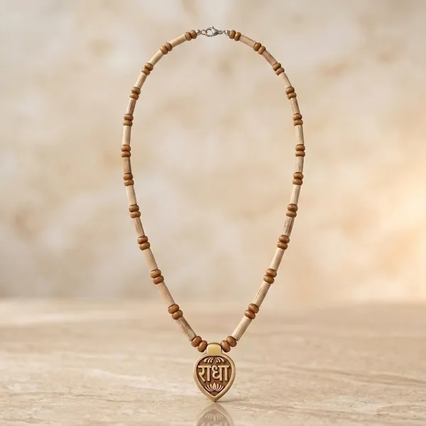 Multicolor_Beaded_Necklace_with_Maa_Pendant_for_Women
