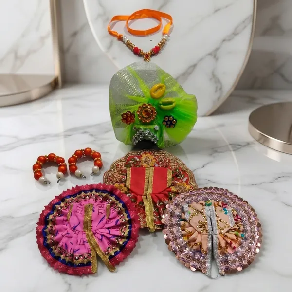 3-Piece_Laddu_Gopal_Poshak_Combo_Set_Size_2_with_Mukut,_Mala,_and_Kada_Assorted_Colors,_Same_Design