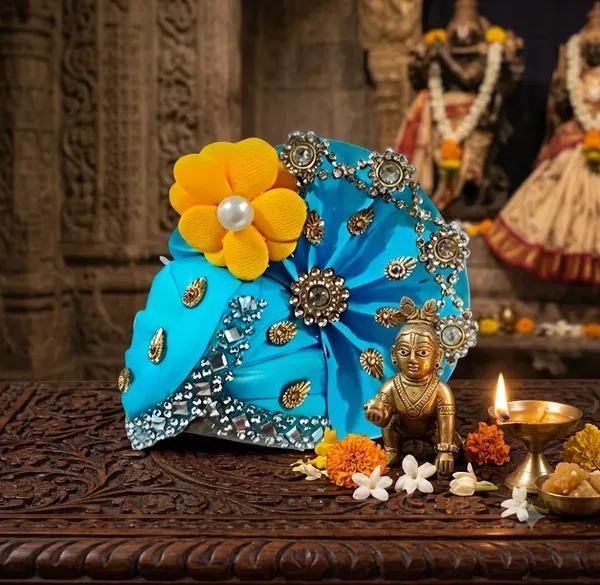 Designer_Laddu_Gopal_Poshak_Combo_Set_Size_6_-_Includes_2_Poshaks,_1_Mukut,_1_Bansuri,_And_1_Mala_Assorted_Colors,_Same_Design