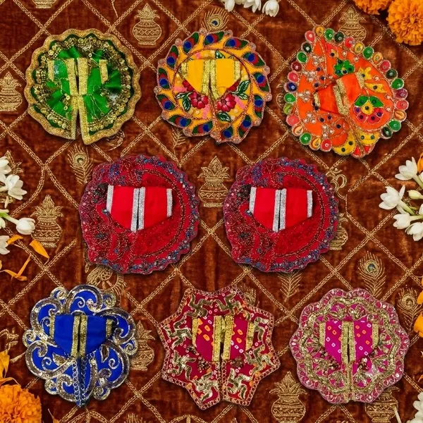 6_Pcs_Combo_Laddu_Gopal_Poshak_Size_1_-_Designer_LG_Kanha_Ji_Dress_Set_Assorted_Colors,_Same_Design