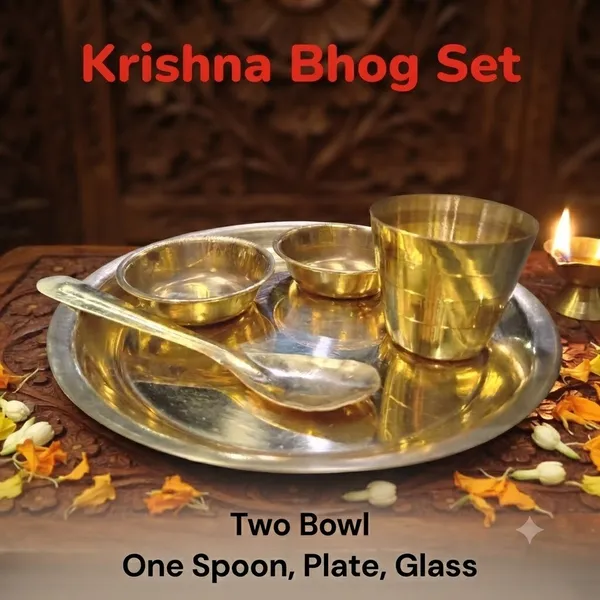 Premium_Pure_Brass_Thakurji_Bhog_Set_5_Pieces_-_Includes_1_Plate,_2_Bowls,_1_Glass,_and_1_Spoon_for_Laddu_Gopal_And_Krishna_Pooja