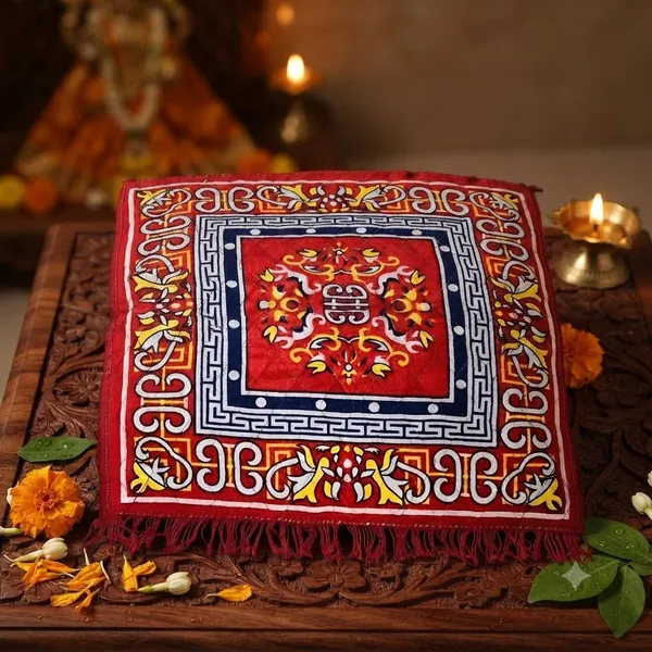 Premium_Red_Pooja_Asan_Mat_Set_of_2_-_Square_Sitting_Mats_for_Daily_Puja,_Meditations,_and_Festivals_24_×_24_Inches,_Vibrant_Traditional_Design