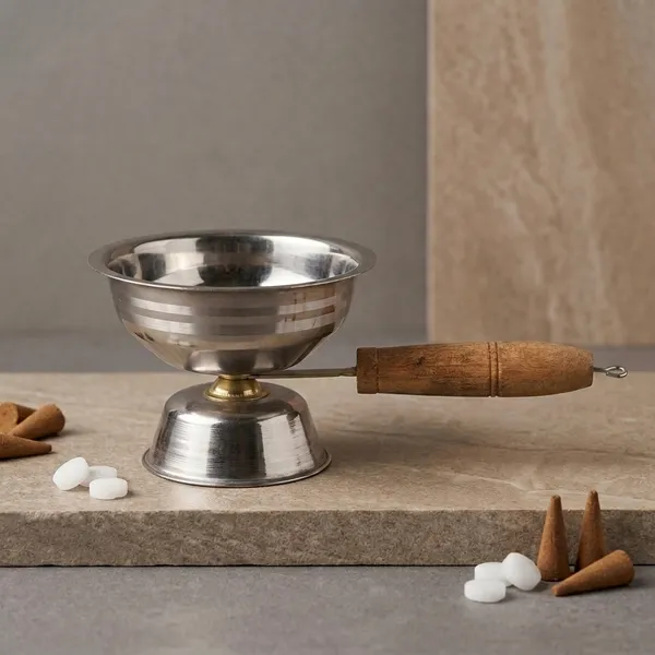 Premium_Stainless_Steel_Dhoop_Dhani_with_Wooden_Handle_SS_Incense_Burner_for_Hawan,_Pooja,_and_Daily_Dhoop_Spiritual_Puja_Burner_for_Home_Peace_And_Positivity