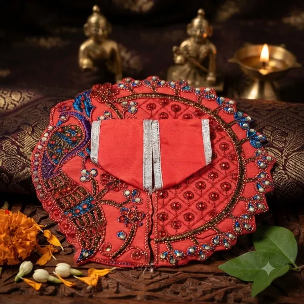 Laddu_Gopal_Ji_Poshak_Combo_Set_Size_3_-_4_Pcs_Poshak_And_1_Pc_Mukut_Assorted_Colors,_Same_Design