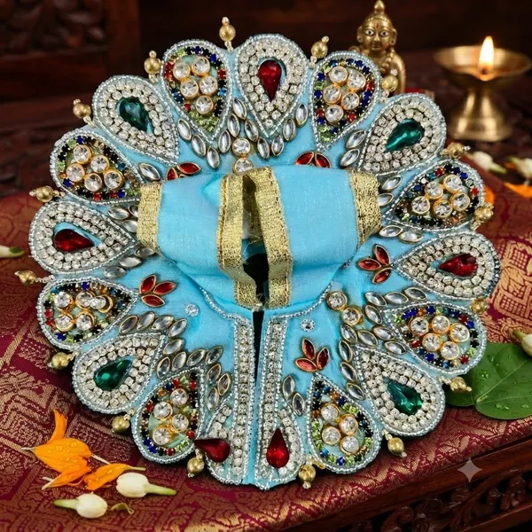 Premium_Pink_Handcrafted_Zardosi_Poshak_for_Laddu_Gopal_Ji_Size_2_-_Heavy_Stone,_Kundan_And_Bead_Work_Kanha_Ji_Dress_Single_Piece_Pack