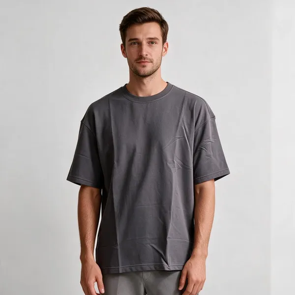 Grey_Cotton_Oversized_T-Shirt_For_Men