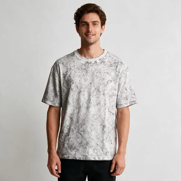 Grey_Cotton_Marbled_Regular_Fit_T-Shirt_For_Men