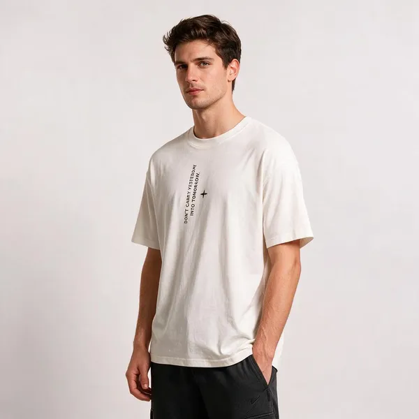 White_Cotton_Graphic_Print_Casual_Fit_T-Shirt_For_Men