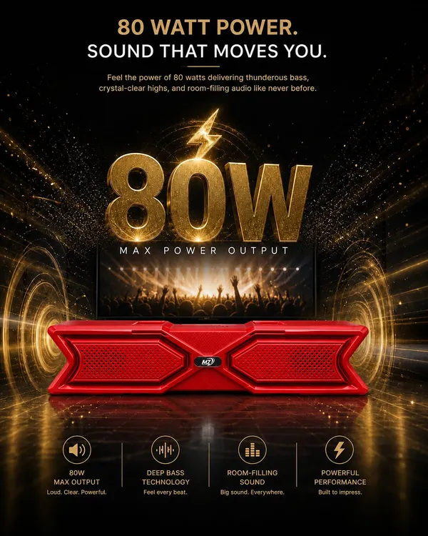 Mz_Red_Bluetooth_5.3_Portable_Speaker