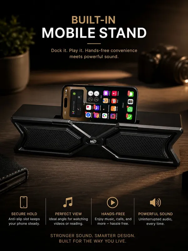 Black_Dual_Speaker_Bluetooth_Sound_Bar_With_Usb_And_Aux