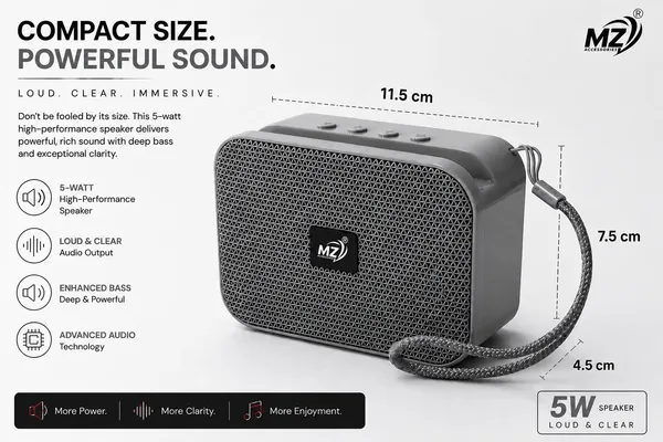 Mz_Compact_5W_Bluetooth_Speaker_With_Tws_Pairing
