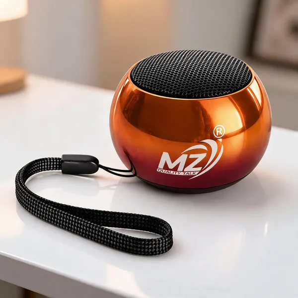Mz_Orange_Metallic_Mini_Bluetooth_Speaker_With_Wrist_Strap