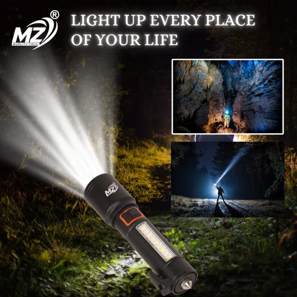 Mz_Premium_Led_Flashlight_Side_Cob_Panel_Rechargeable_Compact_Design