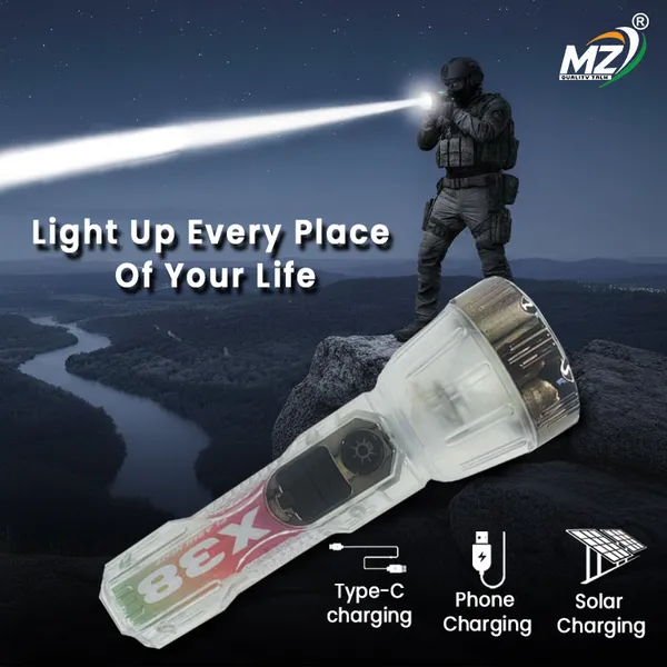 Multi_Function_Led_Flashlight_Type_C_Charging_And_Solar_Charging