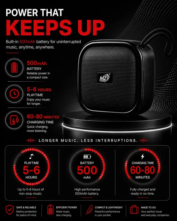 Mz_Compact_Portable_Bluetooth_Speaker_With_Carry_Strap